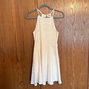Cream lace dress